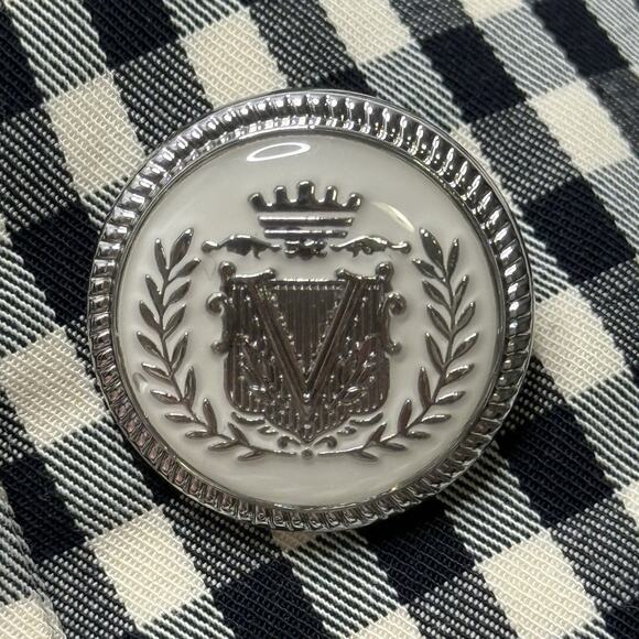 Veronica Beard Gingham Double-Breasted Vest - Picture 10 of 11